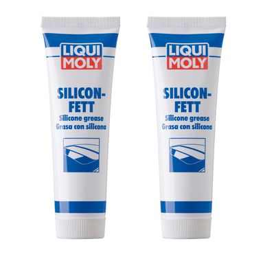 2x LIQUI MOLY Silikon-fett Transparent 3312 Schloss Schiebedach Türschranier