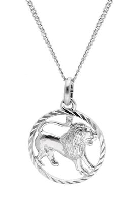 trendor Schmuck Löwe Sternzeichen Halskette Silber 925 68260-08