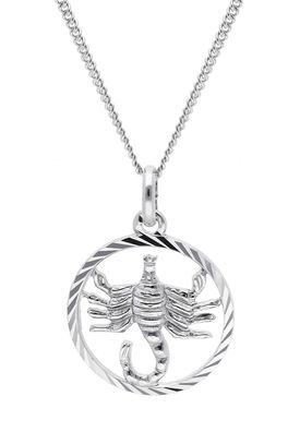 trendor Schmuck Skorpion Sternzeichen Halskette Silber 925 68260-11