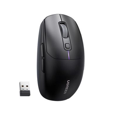 Bluetooth-Maus - Computermaus / 2,4 GHz USB-Empfänger – Schwarz MU103 Bluetooth 5.0