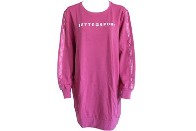 Jette Sport Sweatkleid pink Größe L 44/46 Baumwolle Viskose