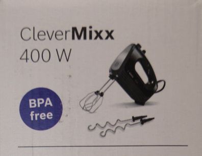 BOSCH CleverMixx Handmixer Handréhrgerät Stabmixer Réhrer 400W Schwarz/ Silber