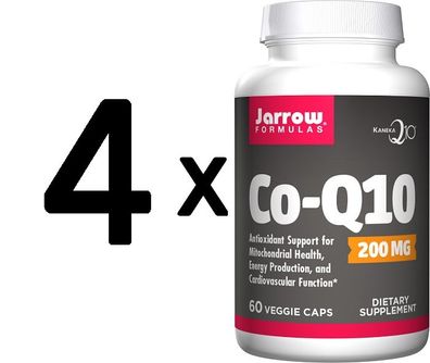 4 x Co-Q10, 200mg - 60 caps