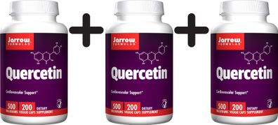 3 x Quercetin, 500mg - 200 vcaps