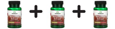 3 x Bergamot Extract with Bergavit, 500mg - 30 vcaps