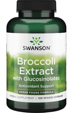 Broccoli Extract with Glucosinolates, 600mg Extra-Strength - 120 vcaps