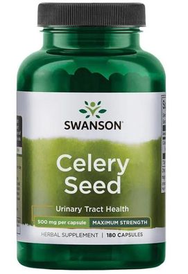 Celery Seed, 500mg - 180 caps