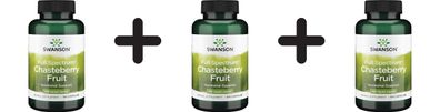 3 x Chasteberry Fruit, 400mg - 120 caps