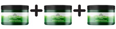 3 x D-Mannose, Powder - 50g