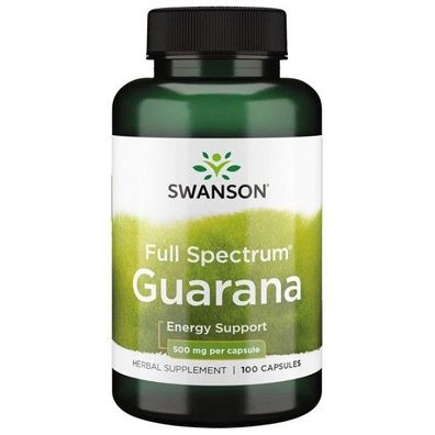 Guarana, 500mg - 100 caps