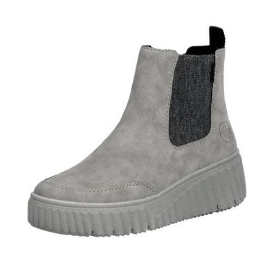 Rieker Chelsea Boots - Grau Kunstleder