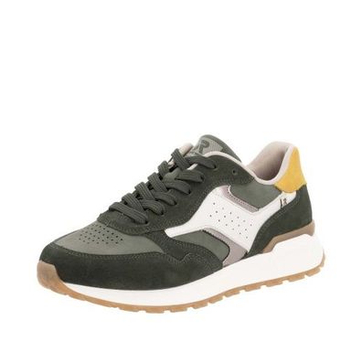 Rieker Sneaker Low - Khaki / Moor / Altsilber Leder