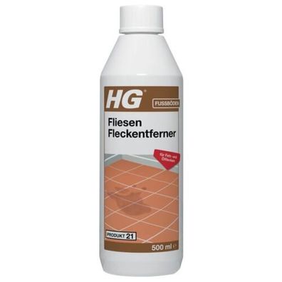 19,98€/ L) HG Fleckenentferner Fliesen 500 ml Fettflecken Ölflecken Naturstein