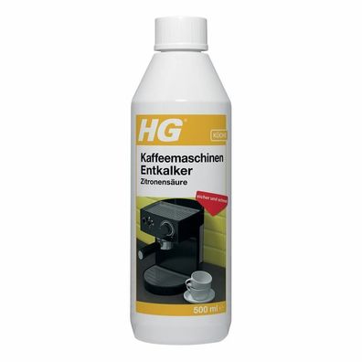 9,98€/ L) HG Kaffeemaschinen Entkalker Zitronensäure 500 ml sicher schnell