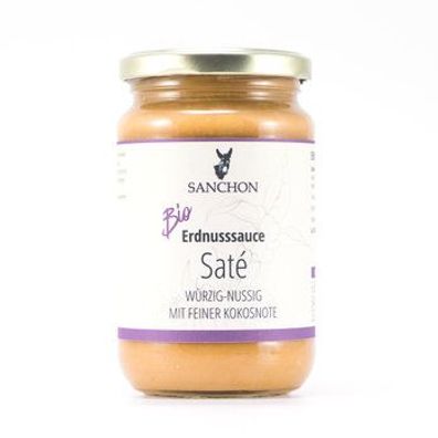 Sanchon 3x Erdnusssauce Saté, Sanchon 340g