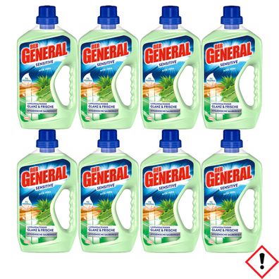 Der General Bergfrühling Frühlingsduft Aloe Vera 750ml 8er Pack