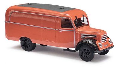 Busch H0 1/87 51800 Robur Garant K 30 Kastenwagen, Orange - NEU