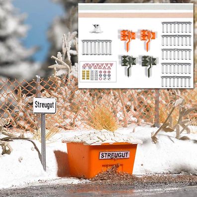 Busch 1167 Ausgestaltungs-Set »Winter an der Strasse« - NEU