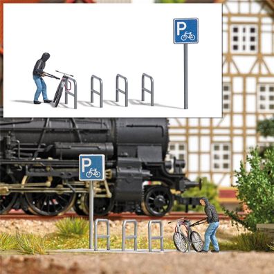 Busch H0 7950 Action Set: Fahrradklau - NEU