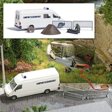 Busch H0 7954 Action Set: Bombenentschärfung - NEU