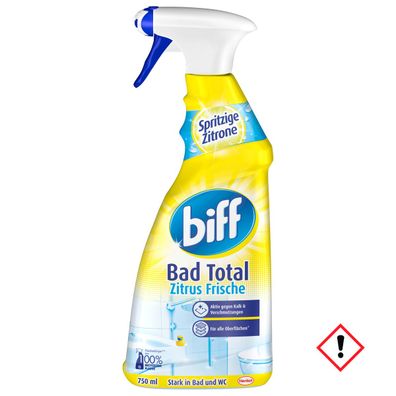 Biff Bad Reiniger Total gegen Kraftvollen Kalk und Schmutz 750ml