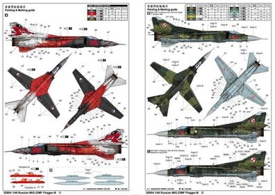 Trumpeter 1:48 2854 Russian MIG-23MF Flogger-B