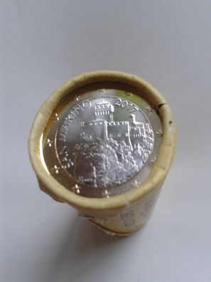 Originalrolle 25 x 1 euro 2017 San Marino 2017 Wehrturm Cesta - Sichtrolle