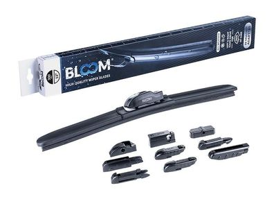 Wischerblatt BLOOM M10 300 mm / 12" rahmenlos, 10 Adapter