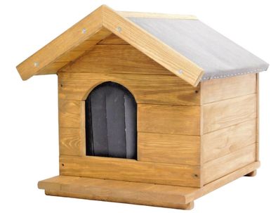 Hundehütte Hundehaus Hundehöhle Katzenhaus Wetterfest Tierhütte 50x45x53 cm 10890