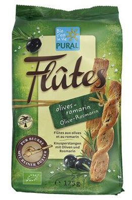 Pural 6x Flûtes Olive Rosmarin 125g