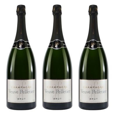 Veuve Pelletier Champagne Brut (3 x 1,5L)