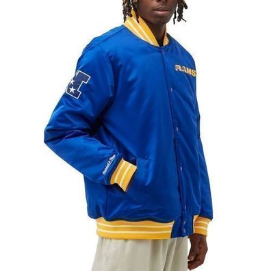 Mitchell & Ness Herren Jacke NFL Heavyweight Satin Jacket Los Angeles Rams