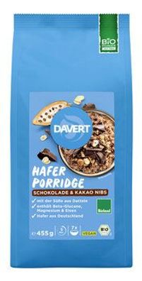 Davert 3x XL Porridge Schoko KakaoNib Bioland 455 g 455g