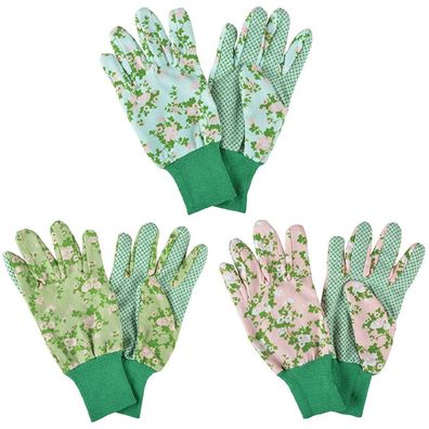 Handschuhe Gartenhandschuhe Erwachsene Garten Rosendruck -sortiert