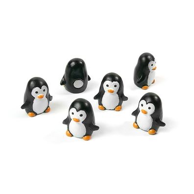 6 Magnete Pinguine Für Magnettafel Kühlschrank Pinnwand Whiteboard Memoboard