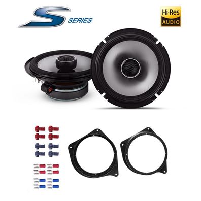 Alpine 16,5cm (6,5-Zoll) 2-Wege Koaxial Auto Lautsprecher für Seat Ibiza II