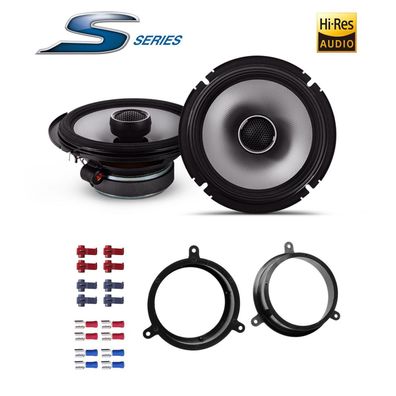 Alpine 16,5cm (6,5-Zoll) 2-Wege Koaxial Auto Lautsprecher für Renault Scenic