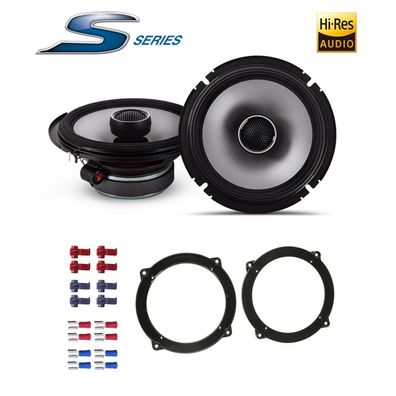 Alpine 16,5cm 2-Wege Koaxial Auto Lautsprecher für Audi TT Coupe 8J 2006-2014