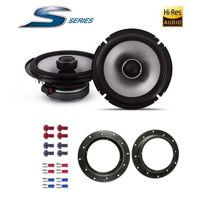 Alpine 16,5cm Koaxial Auto Lautsprecher für VW Volkswagen Jetta III Türen vorne