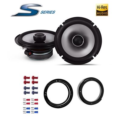 Alpine 16,5cm (6,5-Zoll) 2-Wege Koaxial Auto Lautsprecher für VW Volkswagen Fox