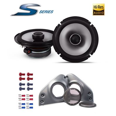 Alpine 16,5cm (6,5-Zoll) 2-Wege Koaxial Auto Lautsprecher für Smart For Two