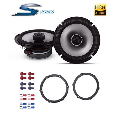Alpine 16,5cm (6,5-Zoll) 2-Wege Koaxial Auto Lautsprecher für Peugeot 308