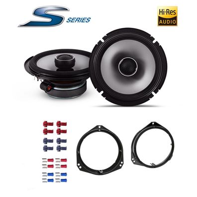 Alpine 16,5cm (6,5-Zoll) 2-Wege Koaxial Auto Lautsprecher für Opel Corsa B