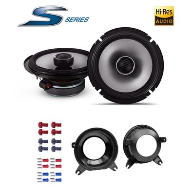 Alpine 16,5cm 6,5-Zoll 2-Wege Koaxial Auto Lautsprecher für Volvo V70 1996-2000