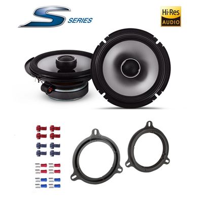 Alpine 16,5cm 6,5-Zoll 2-Wege Koaxial Auto Lautsprecher für Nissan Note ab 2014