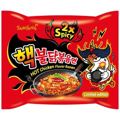 SamYang Buldak 2x Spicy Hot Chicken Flavour Instant Ramen 140g