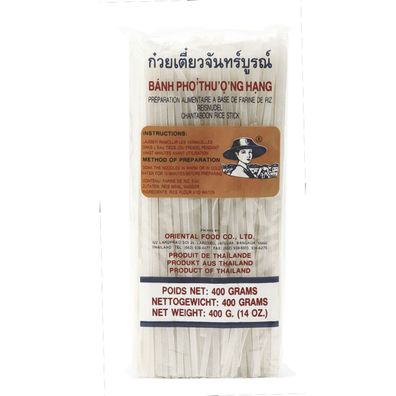 Farmer Reisbandnudeln klassisch Thailändische Nudeln 3mm 400g