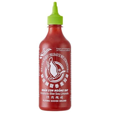 Flying Goose Sriracha Chilisauce mit Zitronengrass Scharf 455ml