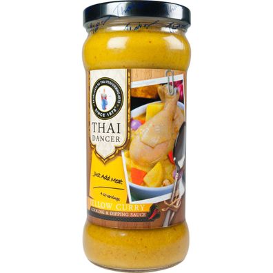 Thai Dancer gelbe Currysauce für Thailändisches gelbes Curry 335ml