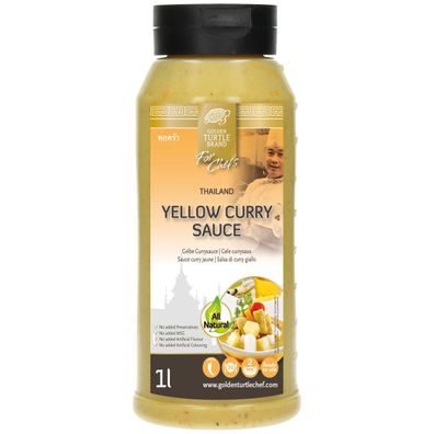 Golden Turtle Chef gelbe Thailändische Currysauce mild 1000ml